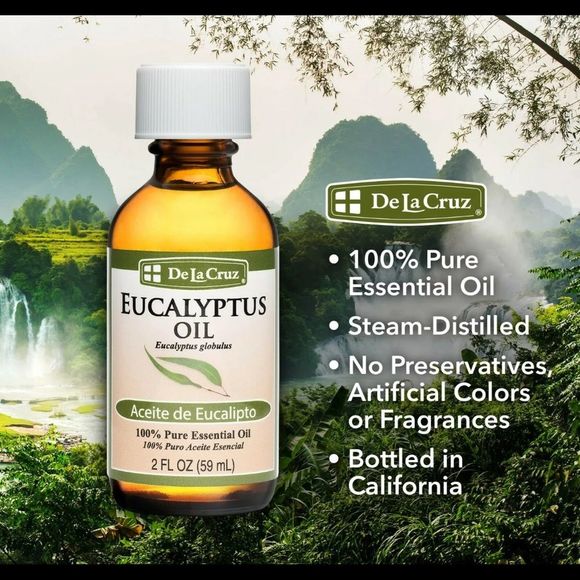 Pure Eucalyptus Essential Oil 2 FL OZ (3 BOTTLES) - Picture 4 of 6